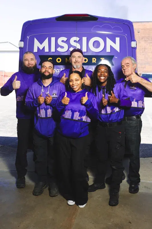 Mission Comfort Heating & Cooling team