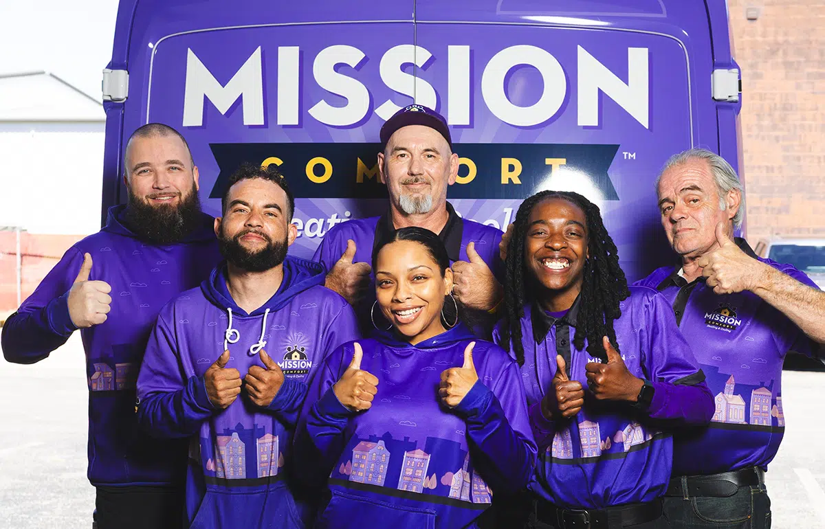 Mission Comfort Heating & Cooling team