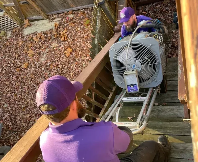 Mission Comfort installing new Air Conditioning