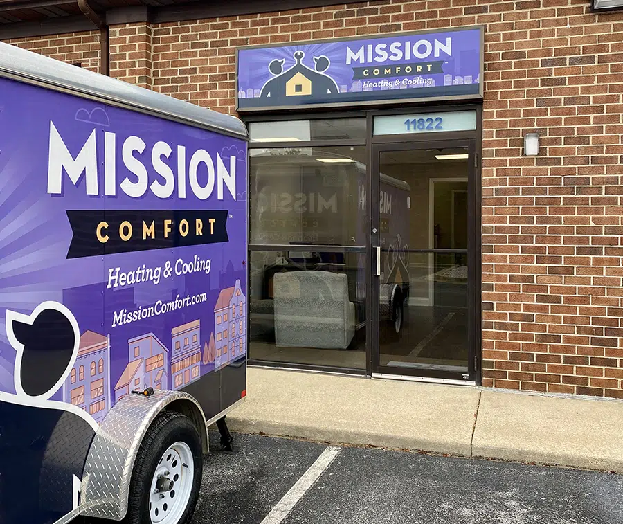Mission Comfort Heating & Cooling office in Waldorf, MD.