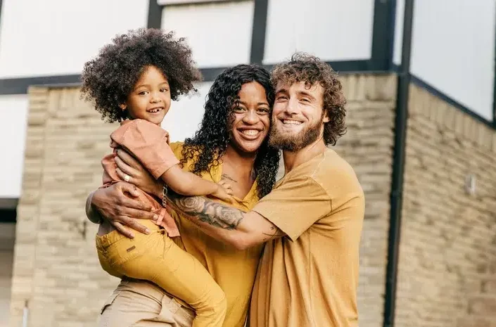 Happy family in Waldorf, MD.