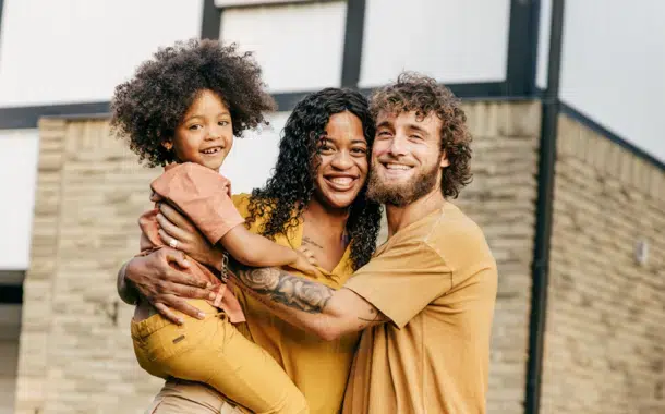 Happy family in Waldorf, MD.